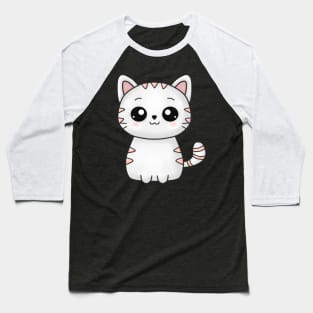 Happy Cat 04 Baseball T-Shirt